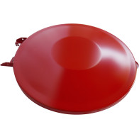 Support sac-poubelle rouge robuste et pratique