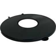 Couvercle noir porte sac-poubelle
