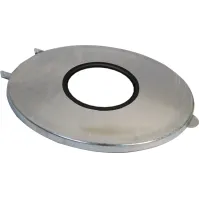 Couvercle support sac-poubelle galva