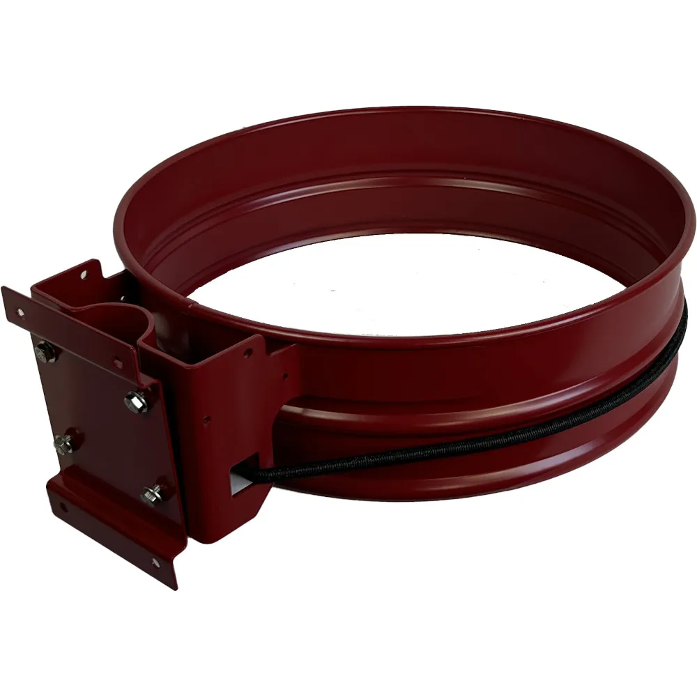 Support sac-poubelle mural rouge Support sac-poubelle mural rouge