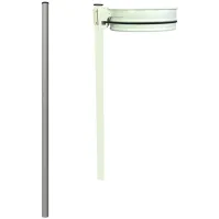 Poteau blanc support-sac