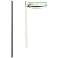 Poteau blanc support-sac