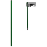 Support sac poubelle vert