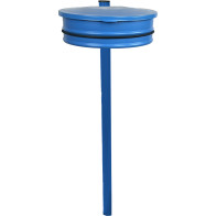 Support sac-poubelle couvercle