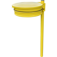 Porte sac poubelle jaune