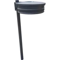 Support sac-poubelle couvercle