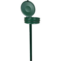 Poubelle plage vert