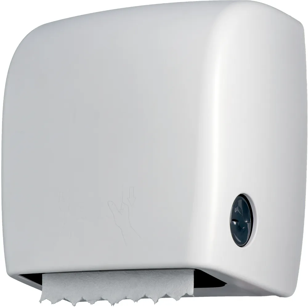 Distributeur autocut pratique pour bobines essuyage efficace. Distributeur autocut pratique pour bobines essuyage efficace.