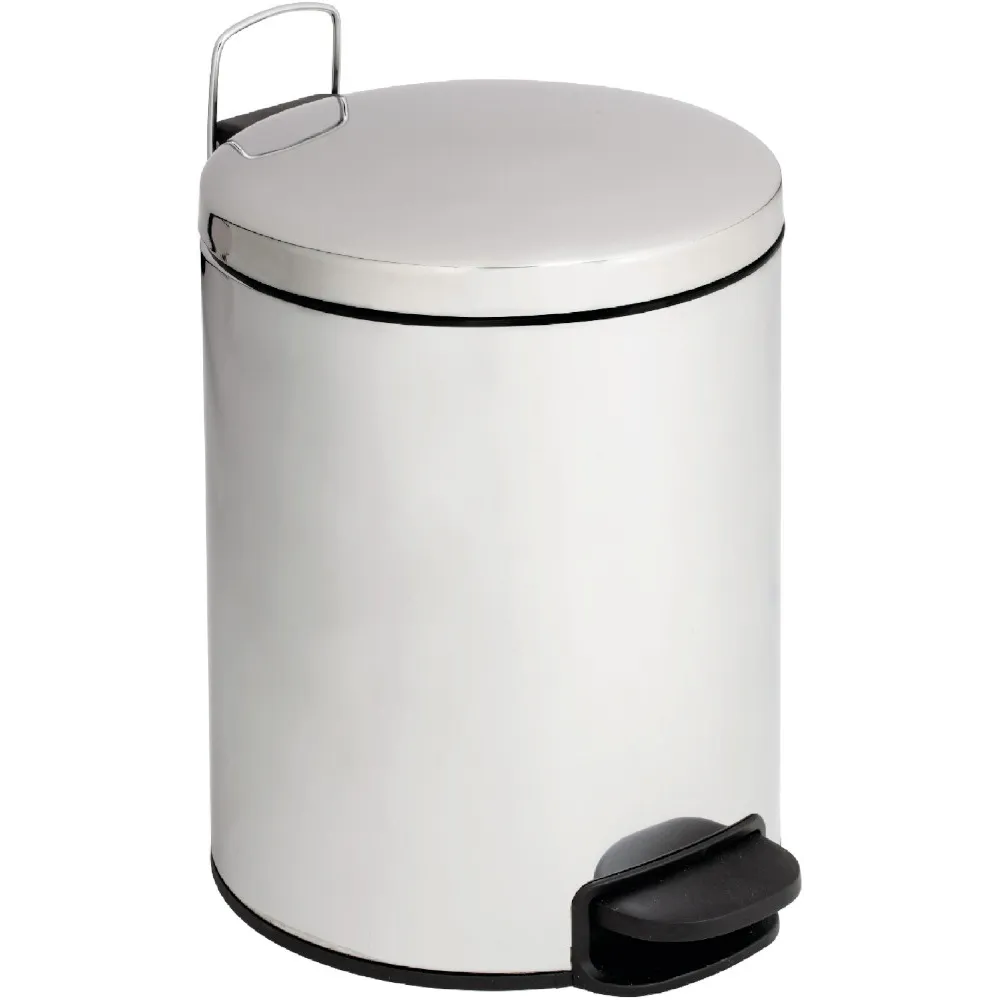 Poubelle à pédale inox 5L élégante et pratique