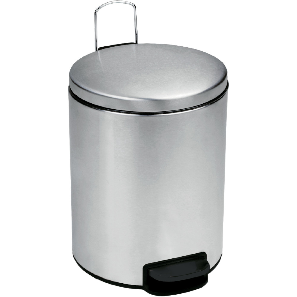 Poubelle inox brossée élégante Poubelle inox brossée élégante
