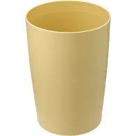 Corbeille plastique ignifuge 8L beige élégante et sécurisée