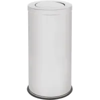 Couvercles basculant sur poubelles inox