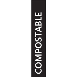 adhésif tri-sélectif déchet compostable