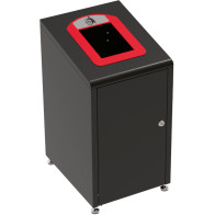 Poubelle tri sélectif noire 60L efficace et durable