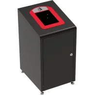 Poubelle tri sélectif noire 60L efficace et durable