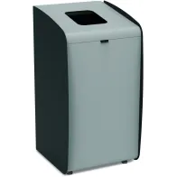 Borne déchets modulaire grise gestion recyclage efficace