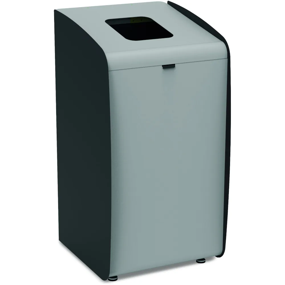 Borne déchets modulaire grise gestion recyclage efficace