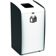 Station recyclage modulaire blanche élégante et fonctionnelle