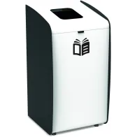 Station recyclage modulaire blanche élégante et fonctionnelle