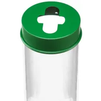 Collecteur ampoules transparent robuste tri facile sécurisé