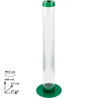 Collecteur d'ampoules durable visuel pratique recyclage sécurisé