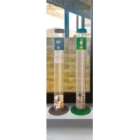 Collecteur transparent durable tri simplifié instruments écriture