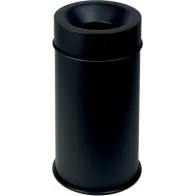 Poubelle antifeu noire capacité 90L sécurité maximale