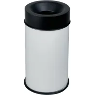 Poubelle antifeu noire capacité 50L résistante sécurité