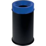 Poubelle antifeu noire