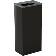 Corbeille tri-sélectif grise durable 60L fonctionnelle modulaire