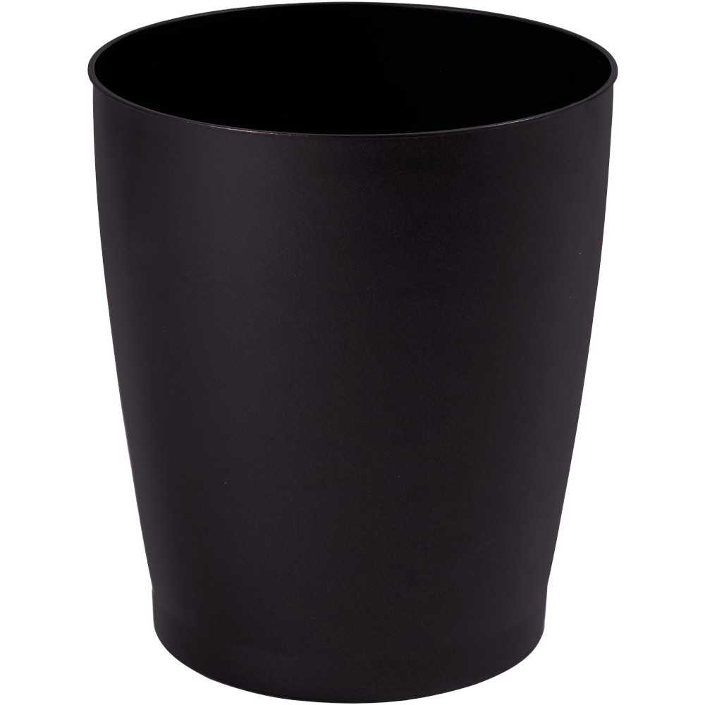 Corbeille à papier noire 9L élégante et robuste Corbeille à papier noire 9L élégante et robuste