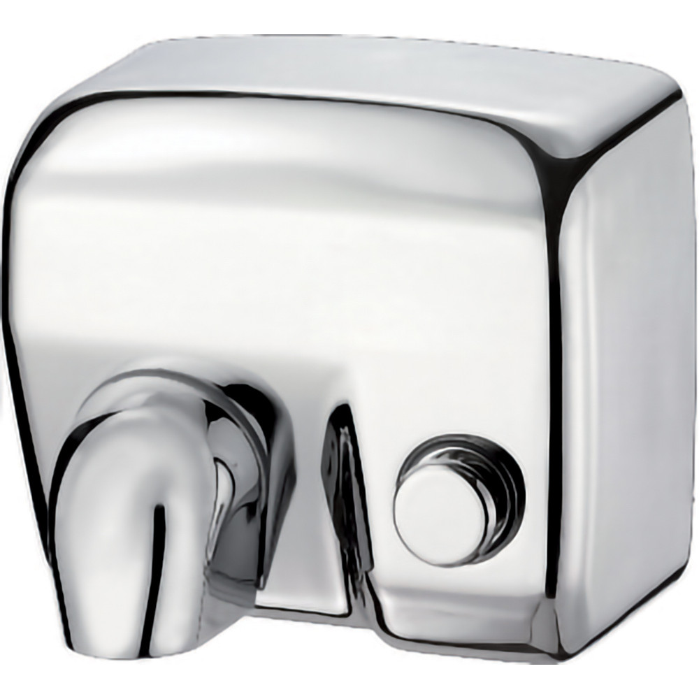 Sèche-mains bouton poussoir design moderne et élégant Sèche-mains bouton poussoir design moderne et élégant