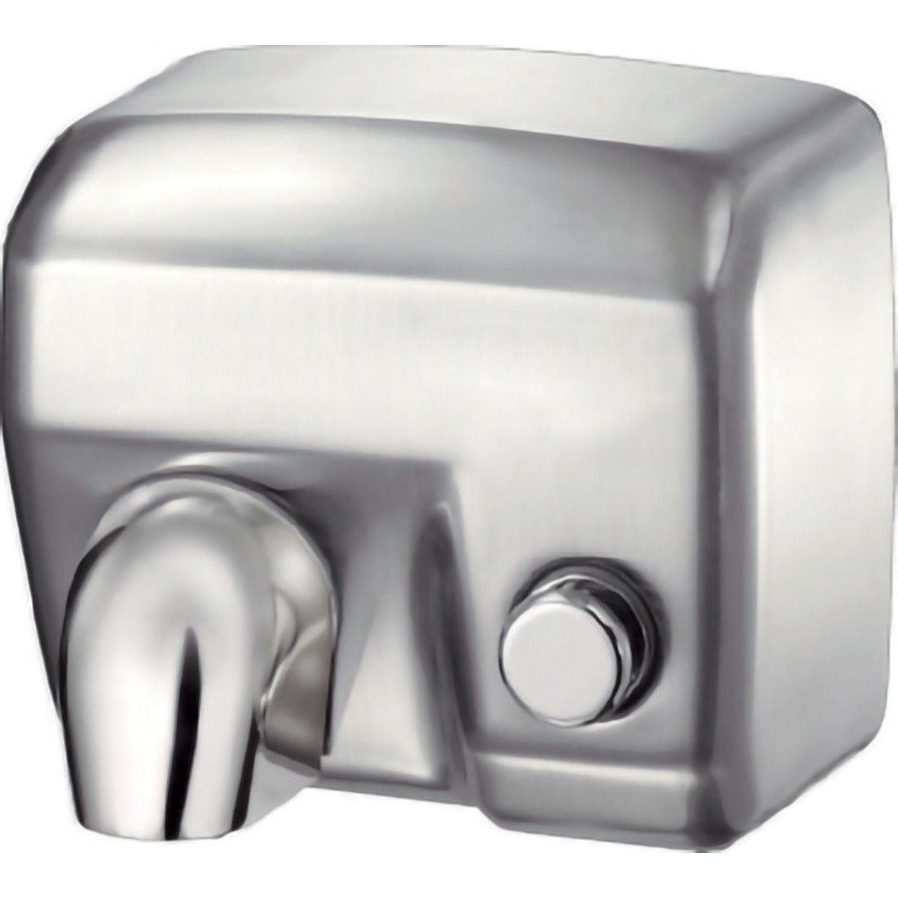 Sèche-mains électrique brossé activation par bouton Sèche-mains électrique brossé activation par bouton