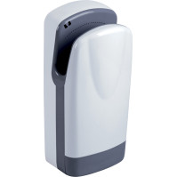 Seche-mains blanc moderne efficace rapide hygiénique éco-friendly
