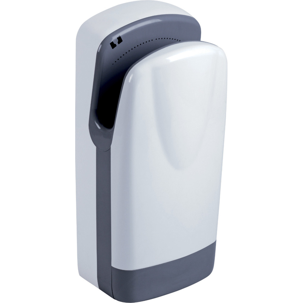 Seche-mains blanc moderne efficace rapide hygiénique éco-friendly Seche-mains blanc moderne efficace rapide hygiénique éco-friendly