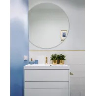Miroir rond ajustable élégance fonctionnalité salle bain