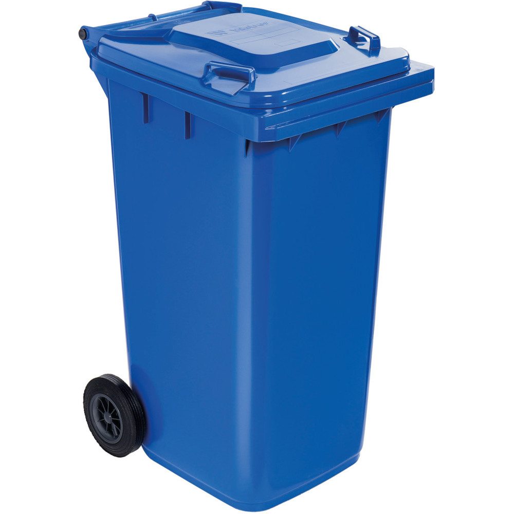 Container bleu 240L avec roulettes pratique Container bleu 240L avec roulettes pratique