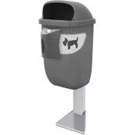 Poteau à fixer pour corbeille canine 50 litres