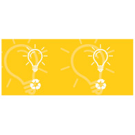 Autocollant ampoules économes en énergie lumineuse