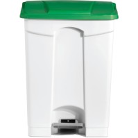Poubelle verte à pédale 70L pour tri sélectif