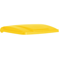 Poubelle à pédale 70L jaune pour tri sélectif