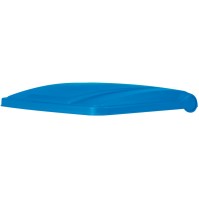 Poubelle bleue à pédale 90L lot de 3