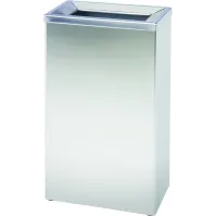 Corbeille à ouverture haute inox brossé 25 litres