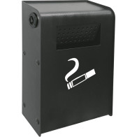 Cendrier mural pratique moderne vidage latéral extérieur compact