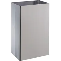 Corbeille basic inox brillant 25 litres