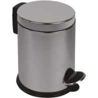 Poubelles rondes inox compactes lot de 8 pièces