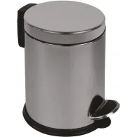Poubelles rondes inox compactes lot de 8 pièces