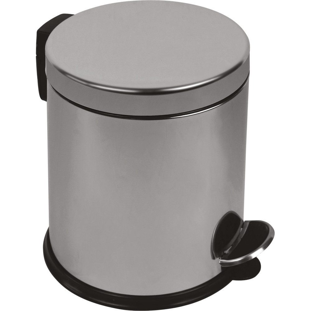 Poubelle inox ronde 5L lot de 8 pièces Poubelle inox ronde 5L lot de 8 pièces