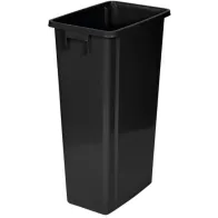 Bac recyclage 80L noir pour déchets tri sélectif