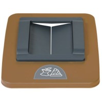 Cadre couvercle marron pour bacs de 60L et 80L
